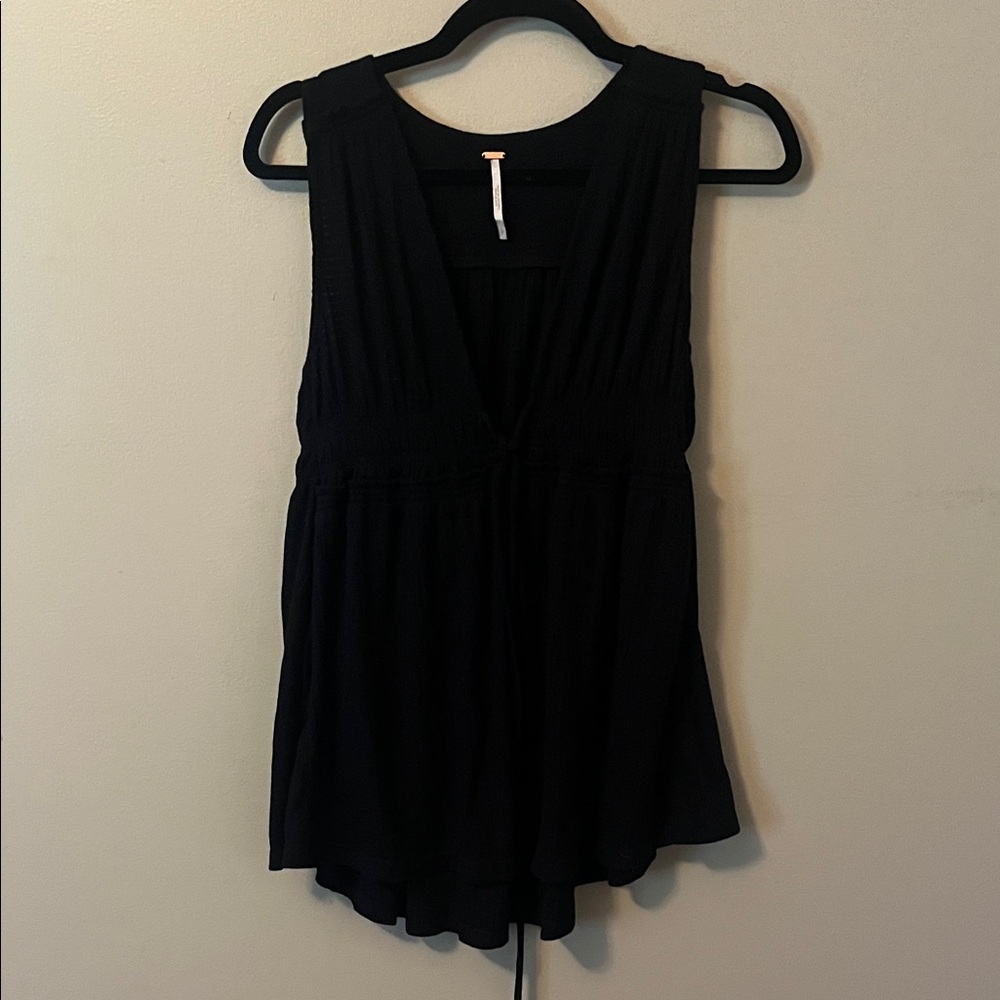 Free People Black Tank
